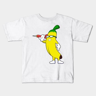 Banana at Darts with Dart Kids T-Shirt